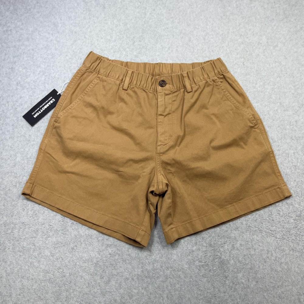 Bearbottom Shorts Mens Medium Camel Stretch 5.5 Inch Elastic Casual Outdoor